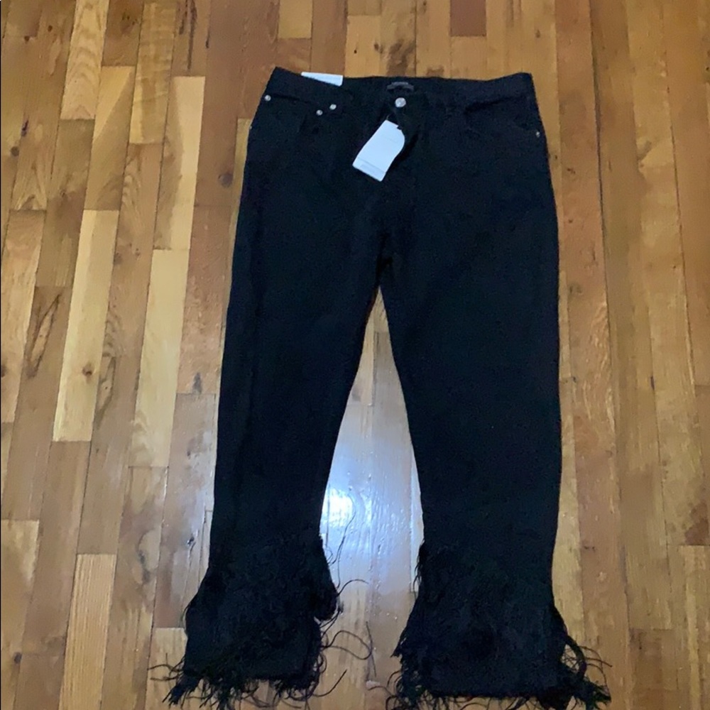 Fringe jeans